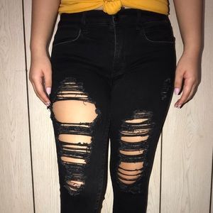 American Eagle ripped jeans
